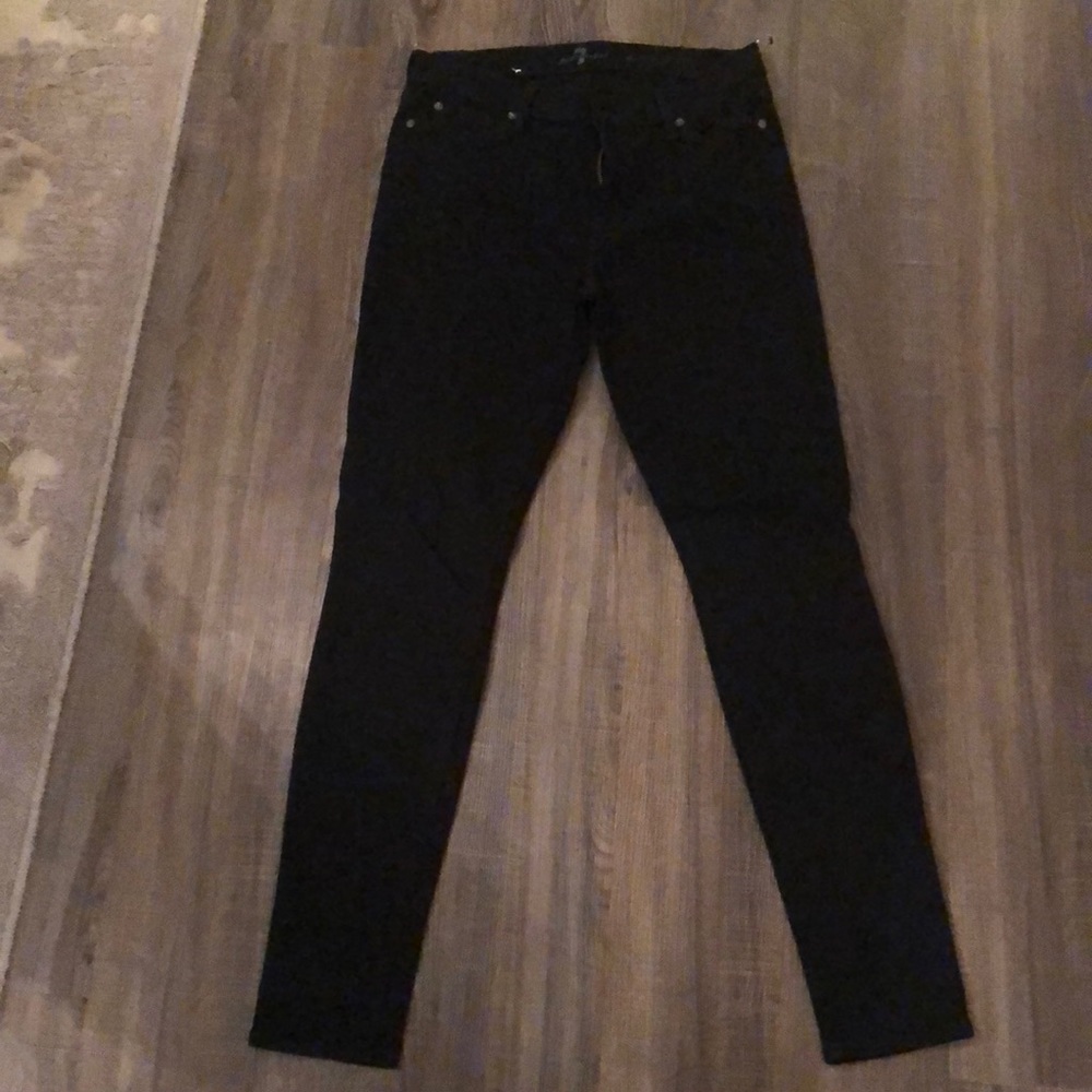 7 for all Mankind Black Skinny